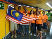 Pilgrims from Malaysia.